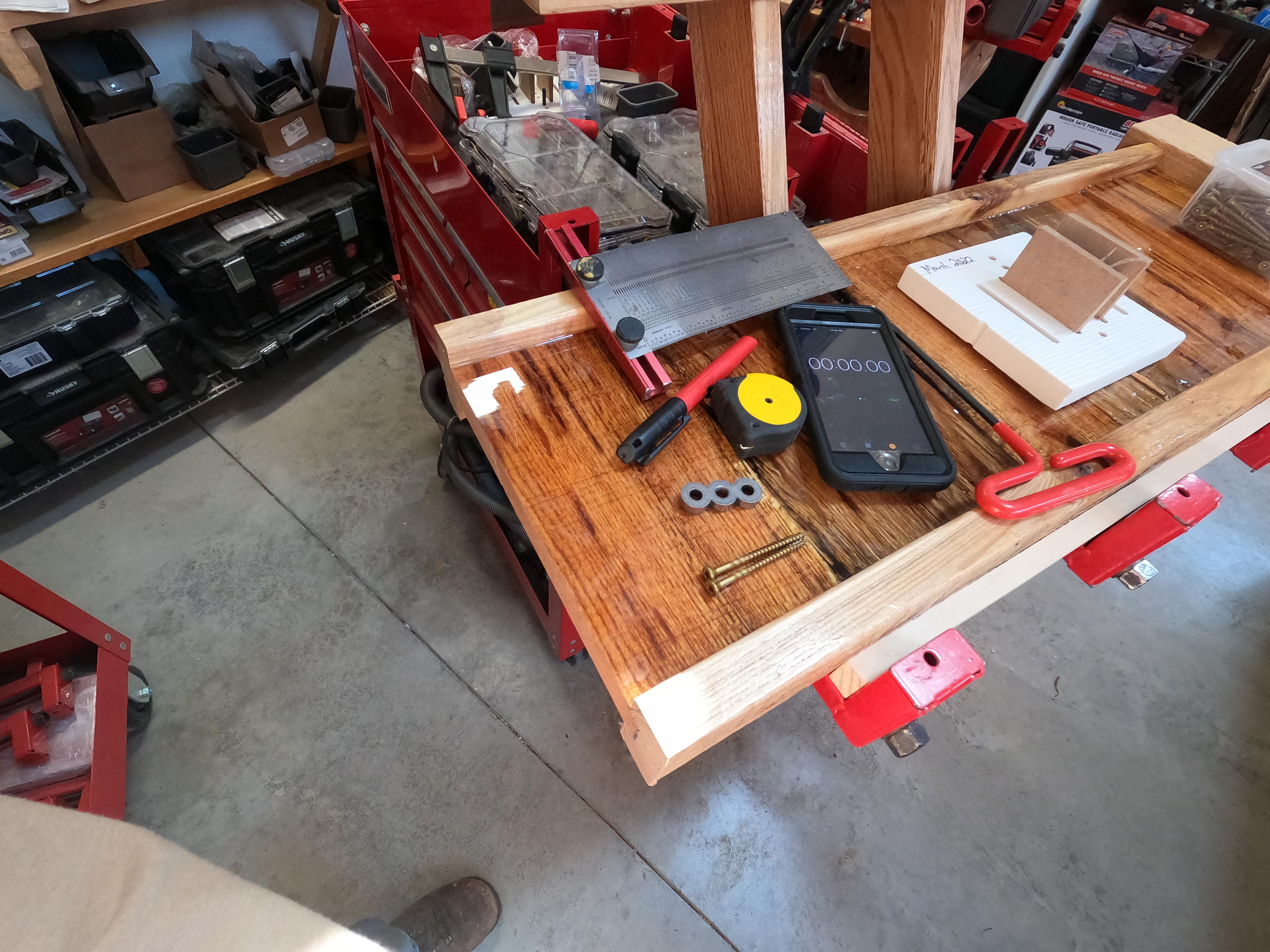 Mounting Threaded Tenons on End of Firewood MikroRail (3).JPG