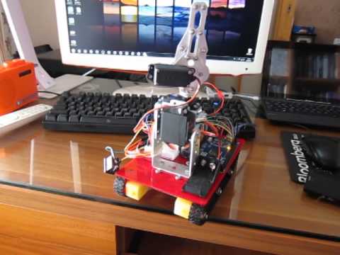 My Eighth Project: Robot Arm with Smart Tank Chassis and Bluetooth 2