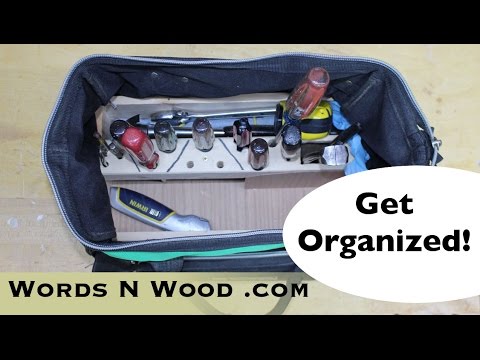 My Simple DIY Toolbag Organizer: Show&amp;rsquo;n&amp;rsquo;Tell time! (WnW #77)