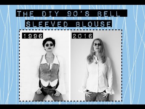 My easy DIY bell sleeved blouse tutorial