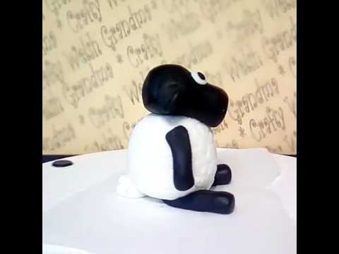 My fondant sheep on the catwalk