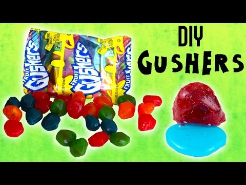 NEW SERIES! DIY it! - Gushers // DIY liquid slime filled candy // How to make homemade Gushers