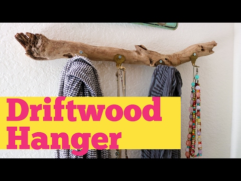 Necklace Holder DIY Project | Made from Driftwood | DIY Video