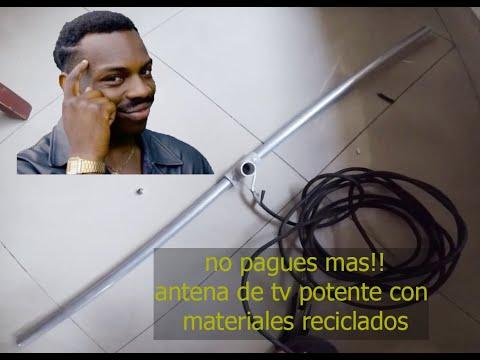 No pagues mas! te ense&ntilde;o como hacer antena de tv