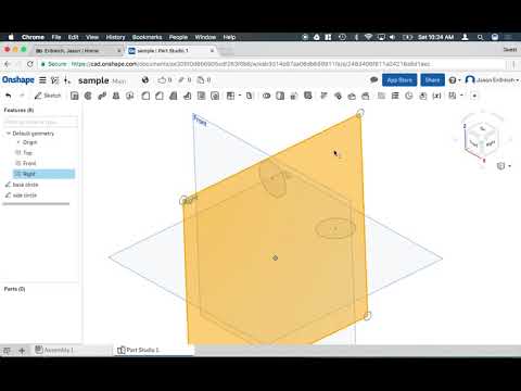 OnShape 17   The Sweep Tool