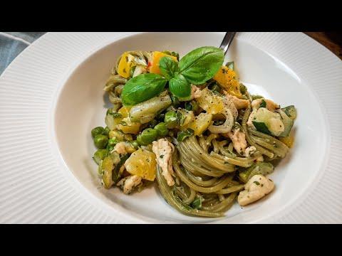 One Pan Dish ready in 20 minutes! Chicken and zucchini - an AMAZING combination!