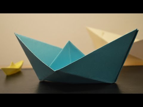 Origami: How to Make a Paper Boat