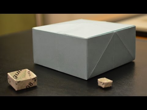 Origami: How to Make a Paper Masu Box