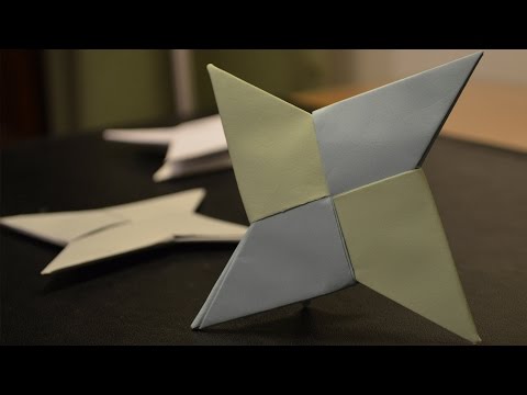 Origami: How to Make a Paper Ninja Star/Shuriken