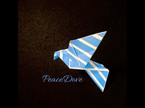 Origami Peace Dove Tutorial