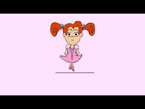 Original Girl jumping animation test for unmoving plaid