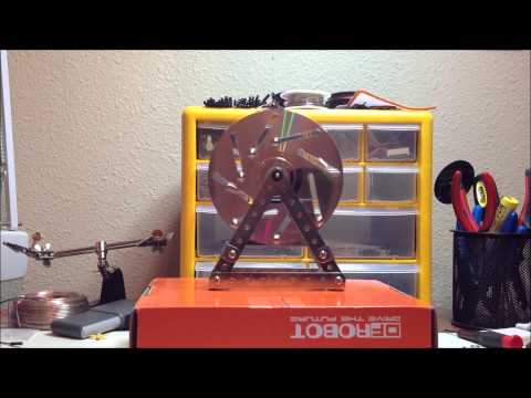 Overbalanced Wheel (Fake Perpetual Motion Machine for Fun)