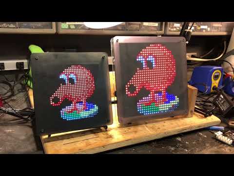 PIXEL LED Art Frame - P4 vs. P6 Size