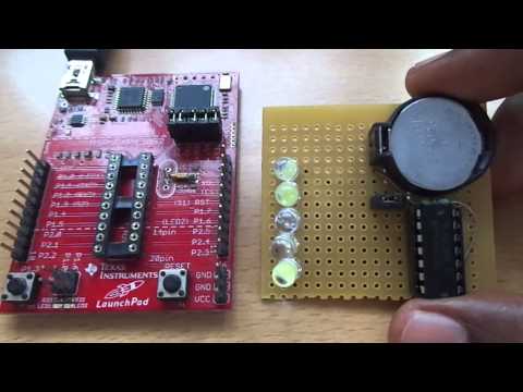 POV USING MSP430 LAUNCHPAD