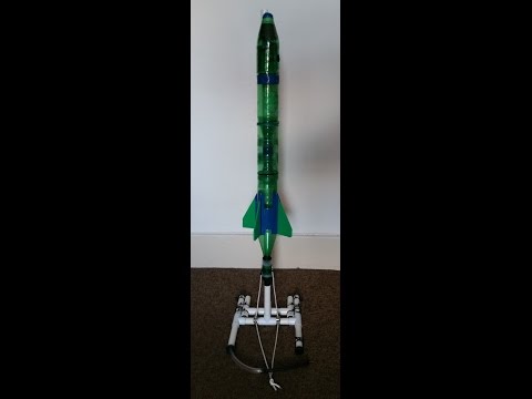 PVC Launch Pad Water Rocket Gardena Connectors Scratch Built Launcher - V. 2