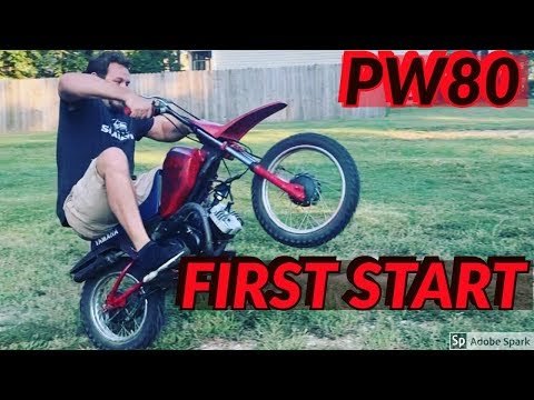 PW80 First Start and First ride after years of not working