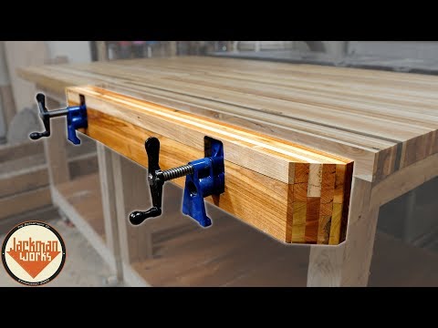 Pallet Wood Pipe Clamp Workbench Vise