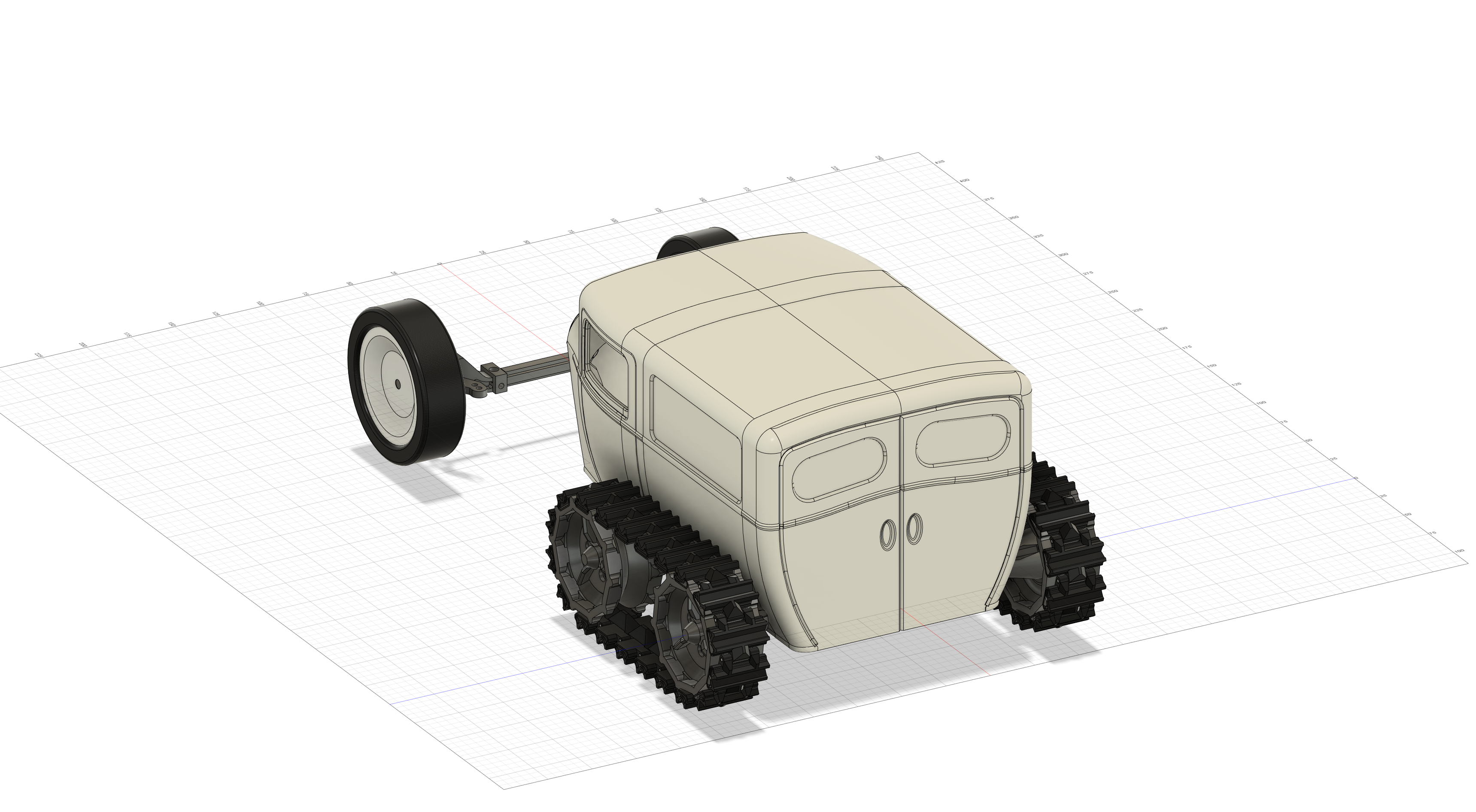 Panel Van Half Track Mockup Rear.png