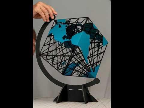 Paper Cube Globe