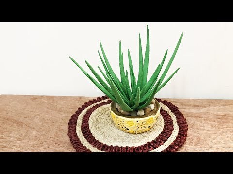 Paper Quilling Succulent Garden || Aloe vera Making Tutorial