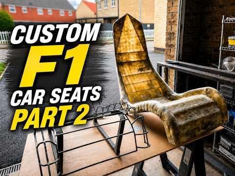 Part 2 - Building the seats for my custom 2 seater F1 Car, Beginning the Fibreglass stage
