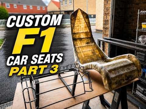 Part 3 - Building the seats for my custom 2 seater F1 Car, Continuing the Fibreglass stage