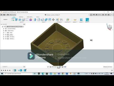 Parte 4 Caja de Juguete de la Coleccion de Marvel - Fusion 360