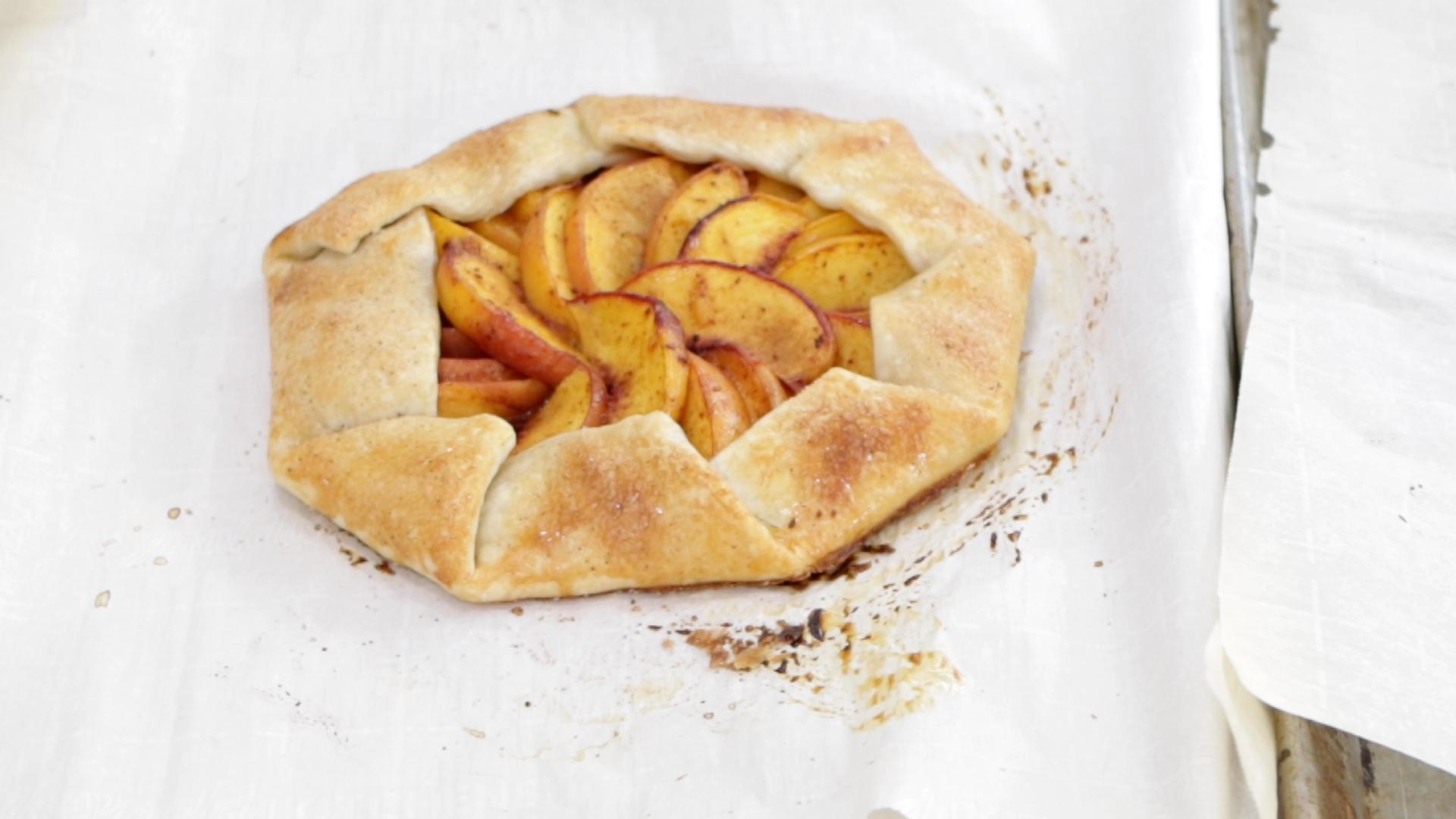 Peach Galette Recipe - So yummy and easy you got to try this.00_07_43_21.Still021.jpg