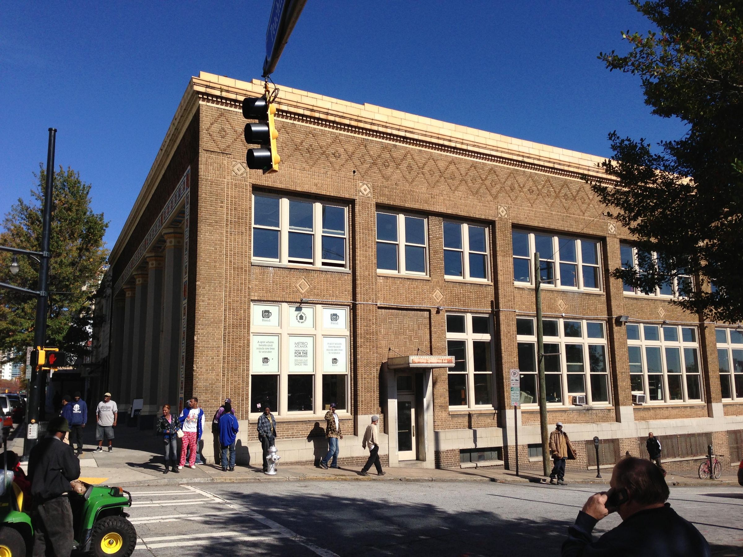 Peachtree-Pine_homeless_shelter,_east_end_of_north_facade_on_Pine_Street.jpeg