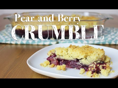 Pear and Berry Crumble Recipe