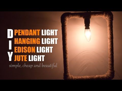 Pendant Lights DIY - Hanging Lights DIY - Vintage DIY PVC Edison Light - DIY PVC Pipe Projects Idea