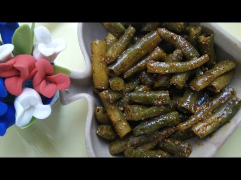 Pickled Green Beans Recipe by Healthy Kadai