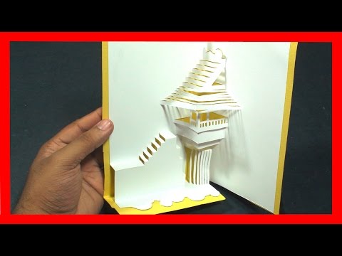 Pillar Pop Up Card Kirigami - TCGames HD