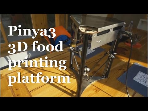 Pinya3 3d food printer platform