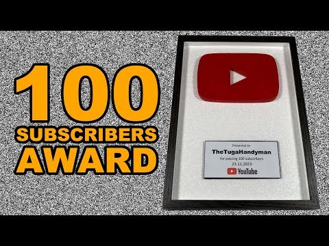 Play Button Award 100 subscribers | Thank you all...