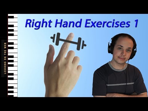 Playing Right Hand Exercises 1 - Learn How to Play Piano 7 - Lessons and Tutorials for Beginners