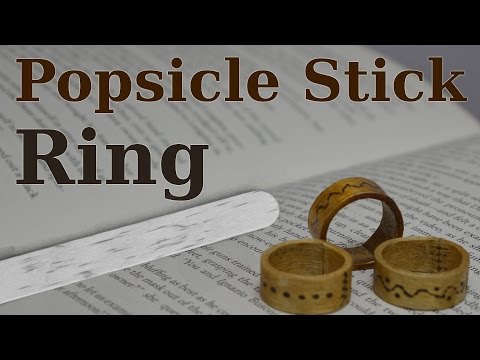 Popsicle Stick Wooden Ring