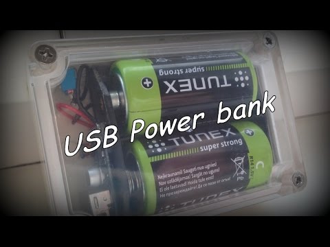 Portable USB Power Bank DIY Tutorial