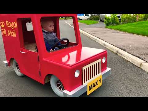 Postman Pat Van with happy customer
