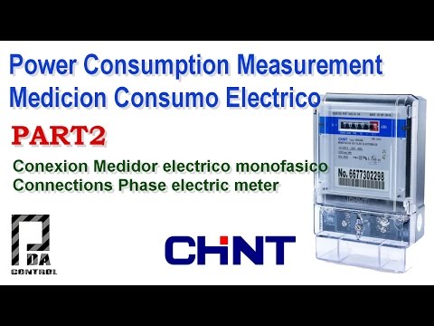 Power Consumption Measurement - Medicion Consumo Electrico  Part 2 Chint DS666: PDAControl