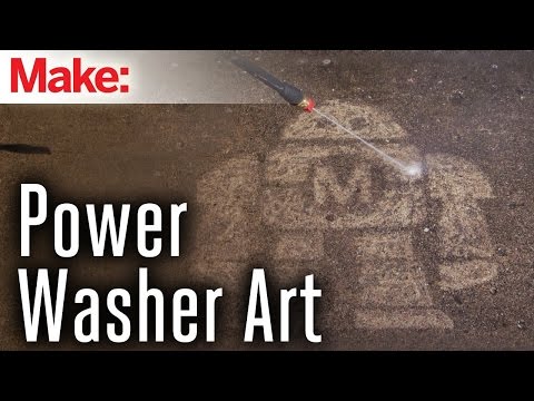 Power-Washer Art