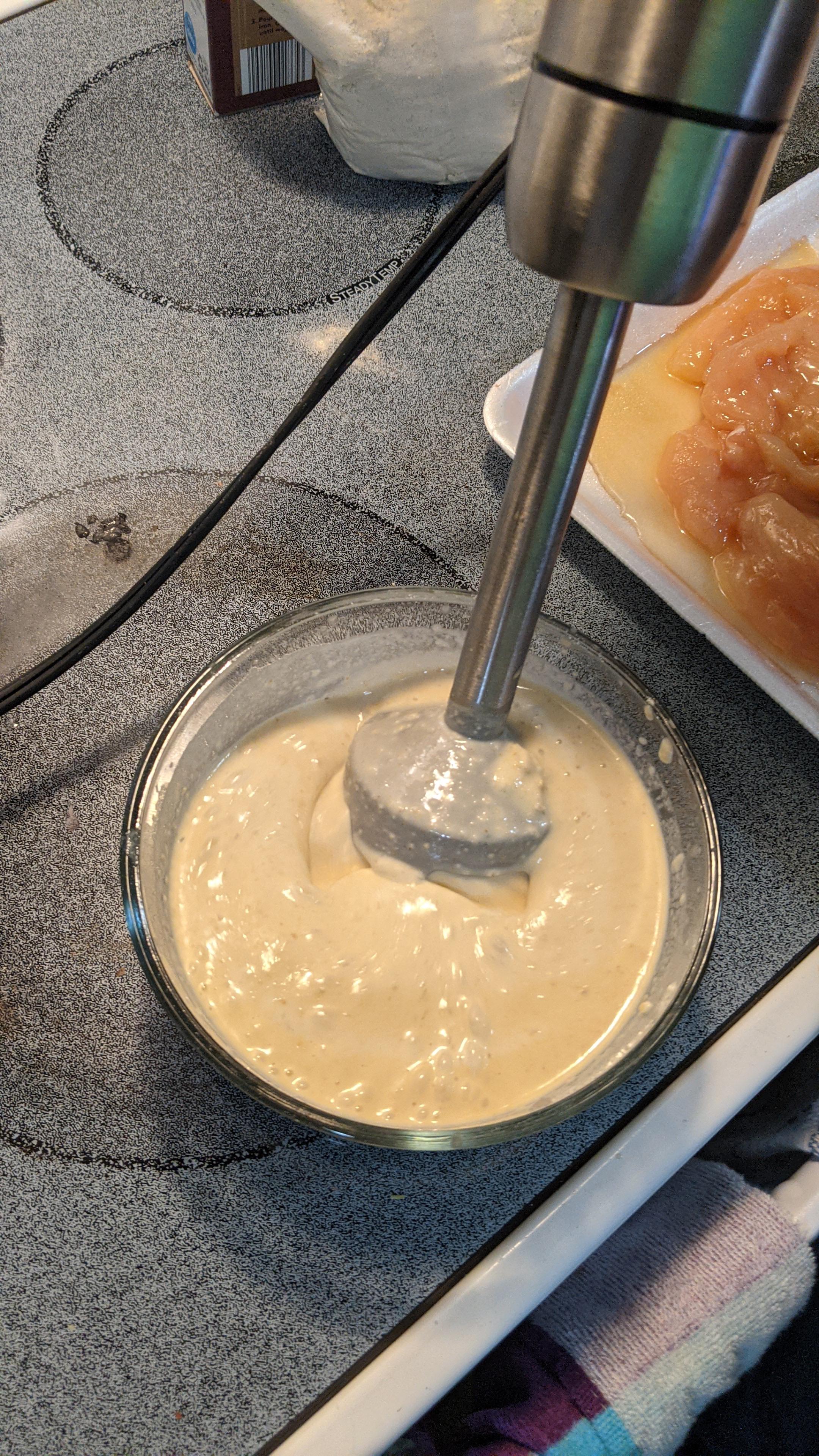 Prepping Waffle Batter with Immersion Blender.jpg