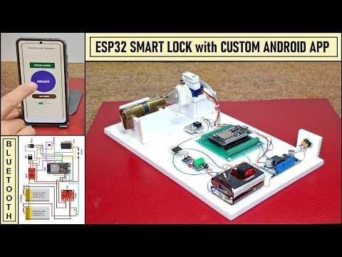 Professional grade Smart Lock with ESP32, BLE and Android App Control