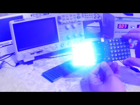 Programmable Police LED Flasher using an STM8S001 [36 + 36 LEDs]