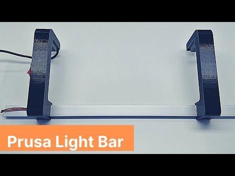 Prusa 3d Printer Light Bar - Very sturdy &amp;amp; easy to print