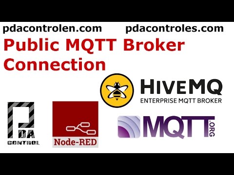 Public MQTT Broker HiveMQ &amp;amp; Node-RED : PDAControl