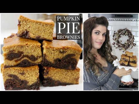 Pumpkin Pie Brownies