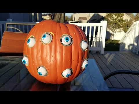 Pumpkin With Moving Eyes! | Servo Arduino Raspberry Pi | Halloween Projects