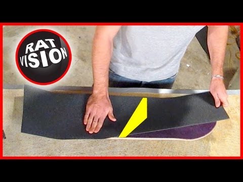 Put On Skateboard &amp;amp; Longboard Grip Tape CORRECTLY