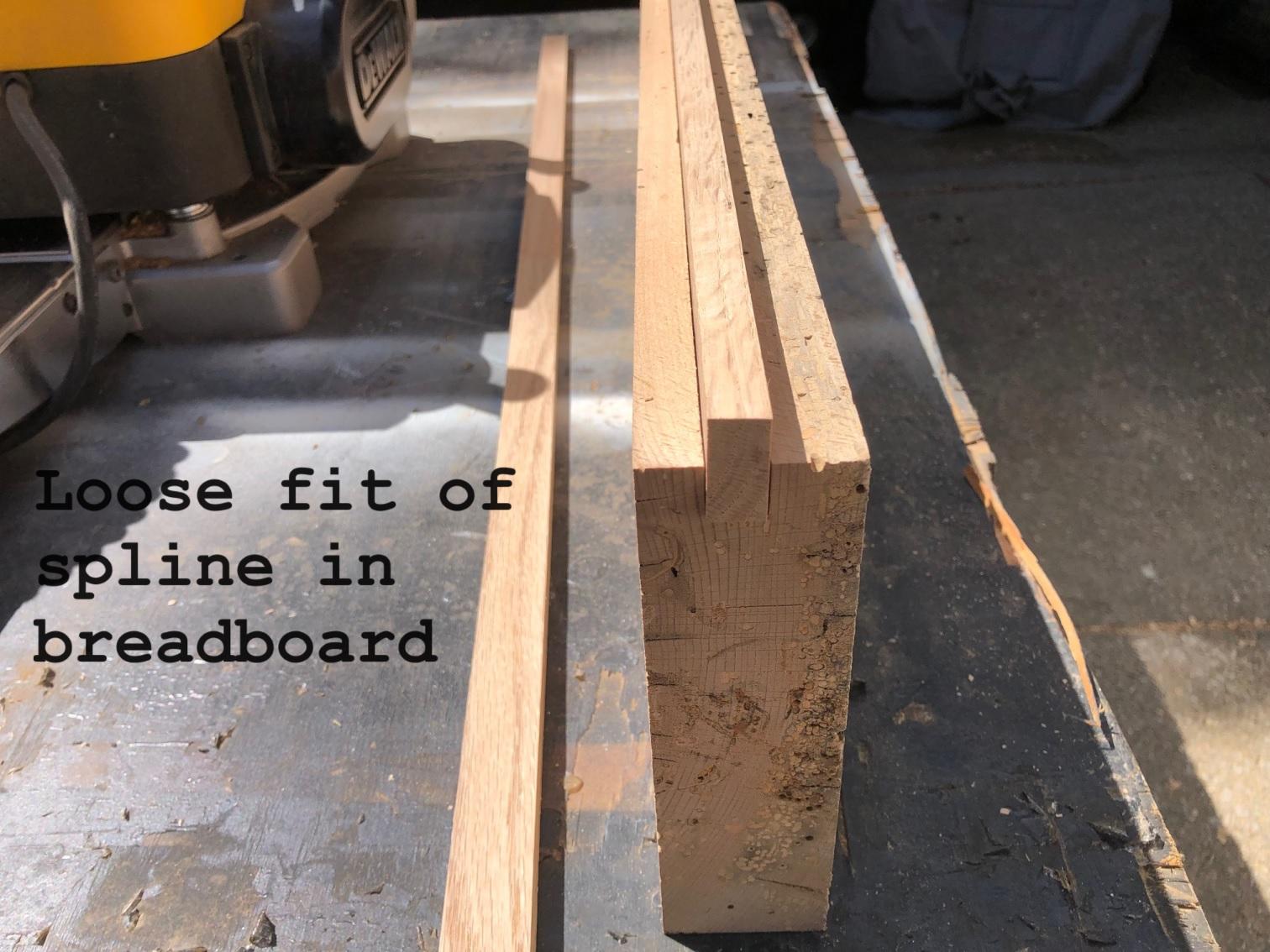 Putting on breadboards 13 fitting half inch piece a.jpg